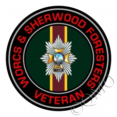 Worcestershire & Sherwood Foresters Veterans Sticker
